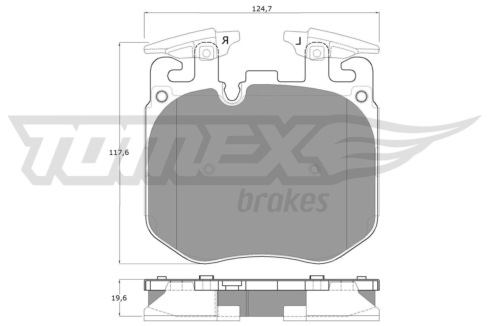 TOMEX Brakes TX 18-50 Sada...